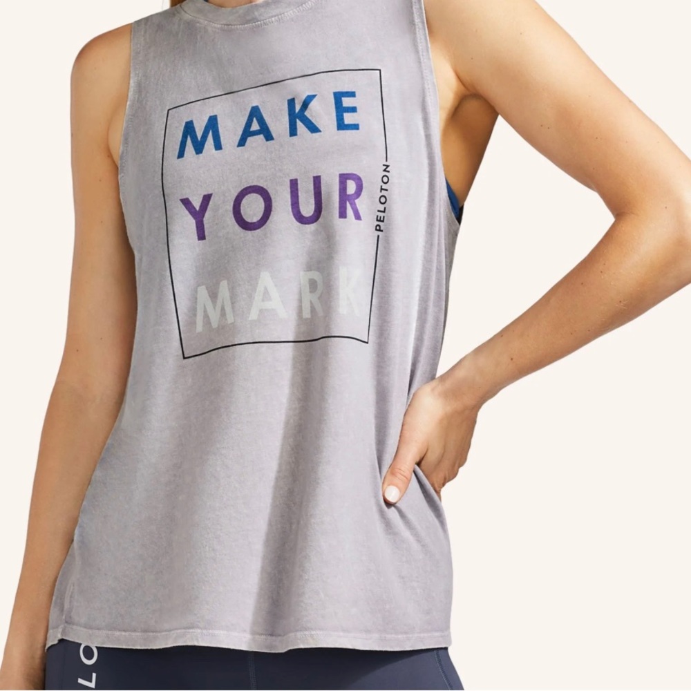 Peloton apparel muscle flow tank top. NWT